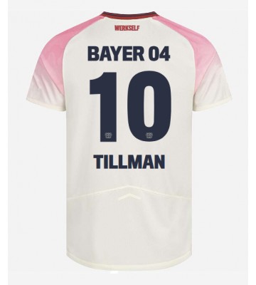 Bayer Leverkusen Malik Tillman #10 Segunda Equipación 2025-26 Manga Corta